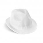 Chapéu colorido para publicidade cor branco