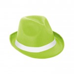 Chapéu com fita sublimada cor verde-claro