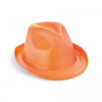 Chapéu colorido para publicidade cor cor-de-laranja
