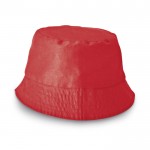 Chapéus publicitários baratos em poliéster cor vermelho