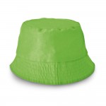 Chapéus publicitários baratos em poliéster cor verde claro