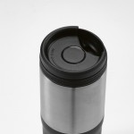 Termo de aço inox anti-gotas, revestimento cerâmico 530ml cor preto