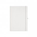 Caderno de papel reciclado com capa dura A4 folhas linhas cor branco
