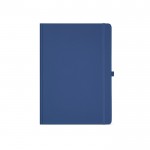 Caderno de papel reciclado com capa dura A4 folhas linhas cor azul real
