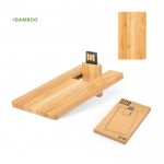 Cartão USB de bambu para empresas