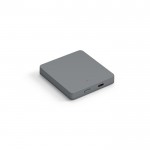 Powerbank magnético ideal para dispositivos móveis 5.000 mAh cor prateado