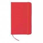 Caderno de bolso para empresas cor vermelho