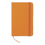 Caderno de bolso para empresas cor cor-de-laranja