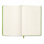 Caderno de bolso para empresas cor verde lima segunda vista