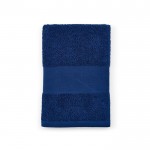 Toalha para banho 70x140cm em algodão reciclado 370 g/m2 cor azul-marinho