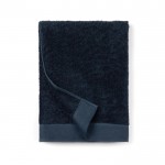 Toalha de algodão e tencel para publicidade cor azul