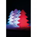 Árvore com luz LED personalizada com logo cor branco imagem de ambiente principal