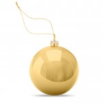 Bola de Natal brilhante com placa para impressão a cor Ø6cm cor dourado segunda vista