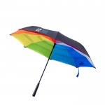 Guarda-chuva reversível arco-íris vista principal