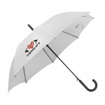 Guarda-chuva sublimado automático cor branco imagem com logo