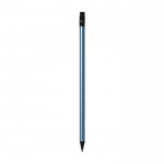 Lápis de aspeto metálico cor azul