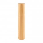 Frasco de bambu com spray para perfume cor natural terceira vista
