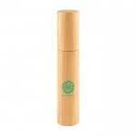 Frasco de bambu com spray para perfume cor natural quarta vista