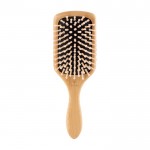 Escova de cabelo personalizada com o logótipo cor natural segunda vista