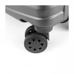 Trolley rígido com rodas giratórias e cadeado integrado 33 L cor cinzento vista detalhe 2