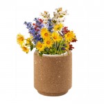 Vaso de cortiça e sementes de flores silvestres para plantar cor castanho primeira vista