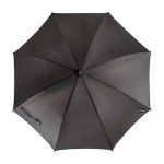 Guarda-chuva preto, pongee, detalhes coloridos bordas Ø 105 cor azul primeira vista