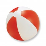 Bola de praia publicitária para empresas cor vermelho