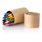 Caixa de 30 lápis de cera de cores para oferecer cor bege terceira vista