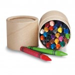 Caixa de 30 lápis de cera de cores para oferecer cor bege quarta vista