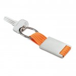 Porta-chaves com serigrafia de cores cor cor-de-laranja