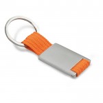Porta-chaves com serigrafia de cores cor cor-de-laranja segunda vista