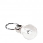 Porta-chaves publicitário em forma de lâmpada vista principal