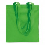 Bolsas personalizadas baratas para publicidade cor verde