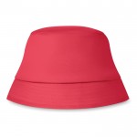 Chapéu publicitário de praia cor vermelho