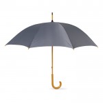 Guarda-chuva personalizado 23'' com cabo de madeira cor cinzento