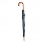Guarda-chuva personalizado 23'' com cabo de madeira cor cinzento terceira vista