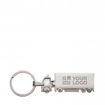 Porta-chaves publicitário em forma de camião vista principal