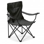 Cadeira personalizada de campismo/praia cor preto