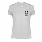 T-shirt de algodão ajustada para mulher 150 g/m2 Fruit Of The Loom vista principal