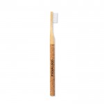Escova de dentes de cortiça e bambu vista principal