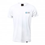 T-shirt personalizada em material RPET vista principal