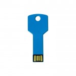 chave usb personalizada com logotipo - azul