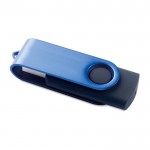 Pen drive com clipe colorido e velocidade 3.0 cor azul