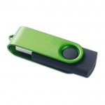 Pen drive com clipe colorido e velocidade 3.0 cor verde