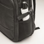 Mochila de rPET para portátil com vários bolsos acolchoados 15'' cor preto vista fotografia quinta vista