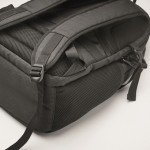 Mochila de rPET para portátil com vários bolsos acolchoados 15'' cor preto vista fotografia sexta vista