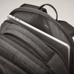 Mochila de rPET para portátil com vários bolsos acolchoados 15'' cor preto vista fotografia sétima vista