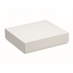 Manta de tecido tipo waffle, de algodão leve com caixa-oferta 300 g/m2 cor cinzento quinta vista