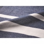 Toalha SEAQUAL® algodão e poliéster reciclado 300 g/m2 de 70x140cm cor azul vista fotografia quinta vista