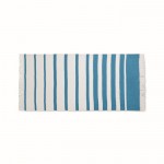 Toalha SEAQUAL® algodão e poliéster reciclado 300 g/m2 de 70x140cm cor turquesa segunda vista